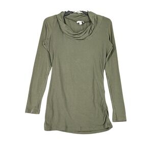 Cabi Earthy Cowl Neck Long Sleeve Top Womens S